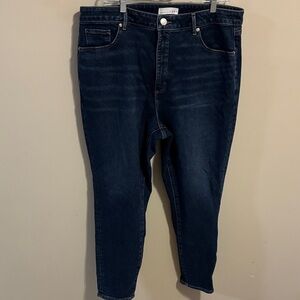 LOFT Midnight Blue Cropped Jeans